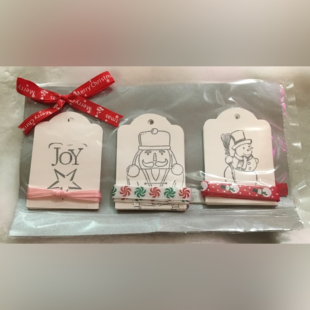 Christmas Gift Tags with Ribbons